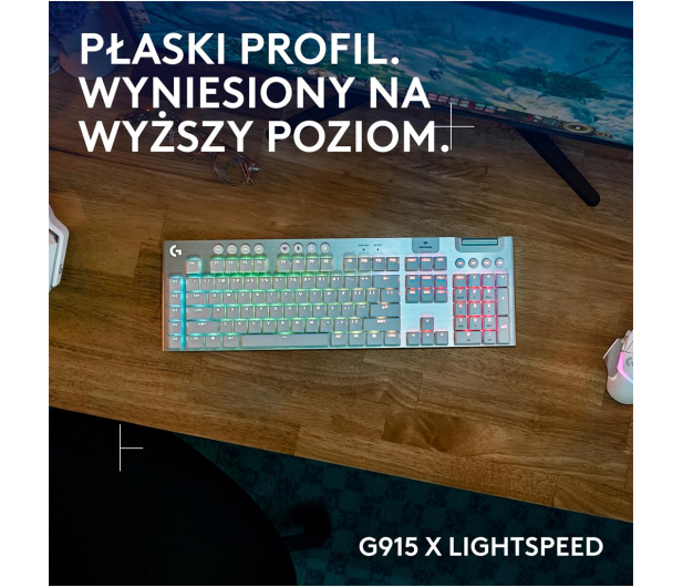 LOGITECH G915 X Lightspeed Tactile biały 920-012690 - 1276176 - zdjęcie 2